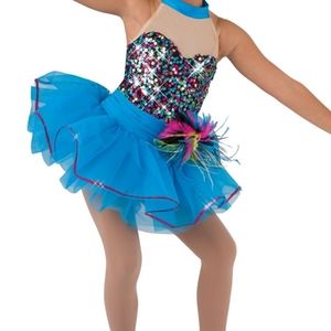 Girls dance costume